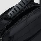 Сумка поясная, 2 отдела на молниях, 2 наружных кармана, регулируемый ремень, цвет чёрный - Фото 5