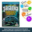 Книга квест - игра «Загадка подземного лабиринта», 22 стр., 7+ - Фото 1