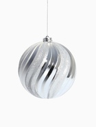 Ёлочные игрушки «Гиганты», шары новогодние, d=15 см, набор 3 шт., серебро - Фото 4