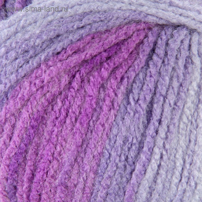 Пряжа "Burcum bebe batik" 100% акрил 210м/100гр (2167 фиол-бел-малин)