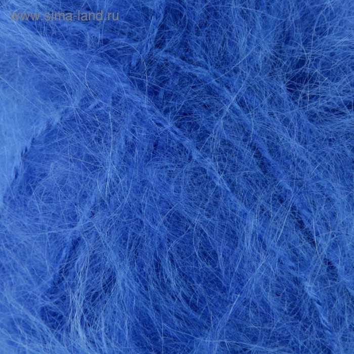 Пряжа "Mohair classic" 25% мохер, 24% шерсть, 51% акрил 200м/100гр (141 василек) - Фото 1
