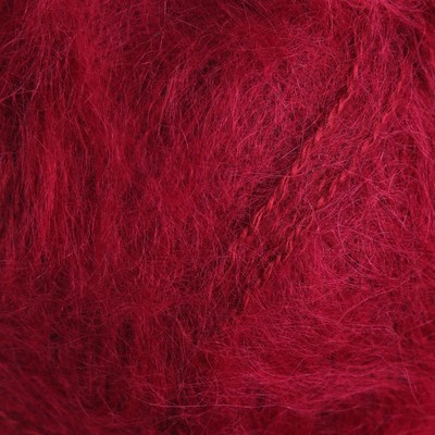 Пряжа "Mohair classic" 25% мохер, 24% шерсть, 51% акрил 200м/100гр (57 бордовый)