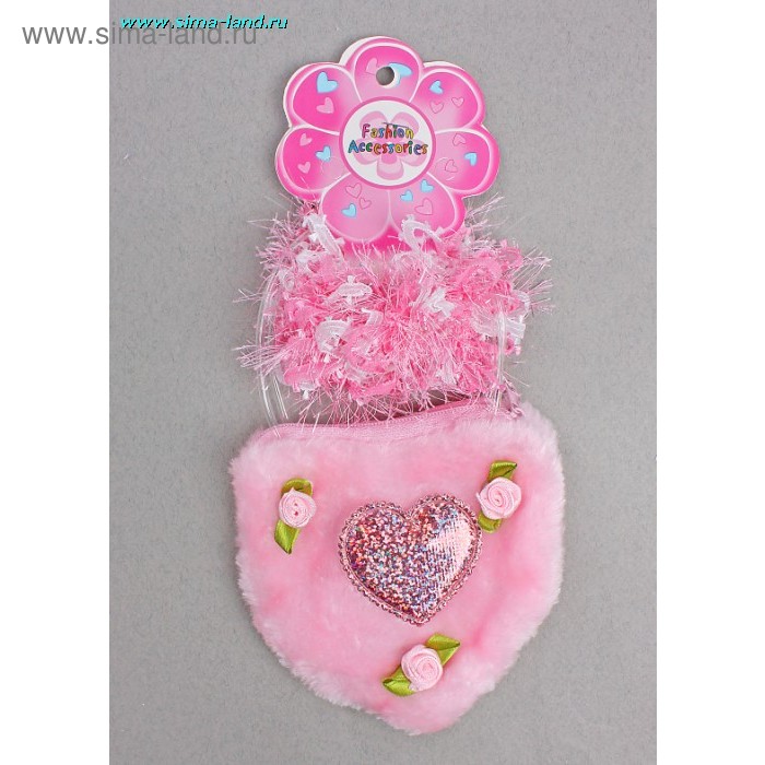 Сумочка-игрушка детская, набором 2 в 1, с резинкой - Фото 1