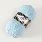 Пряжа "Superlana Klasik" 25% шерсть, 75% акрил 280м/100гр (514 зимнее небо) - фото 20733394
