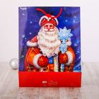 Пакет ламинированный вертикальный «Дед Мороз», 31 × 40 × 9 см - Фото 3