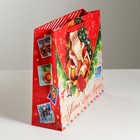 Пакет ламинированный горизонтальный «Почта Деда Мороза», 27 × 23 × 8 см - Фото 2
