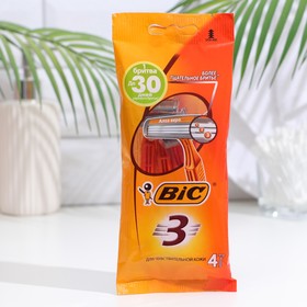 Станок для бритья BIC 3 Sensetive, 4 шт.