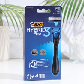 Станок для бритья BIC Flex 3 Hybrid, 1 + 4 шт. 2587964