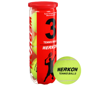 Набор мячей для большого тенниса WERKON 989, с давлением, 3 шт.