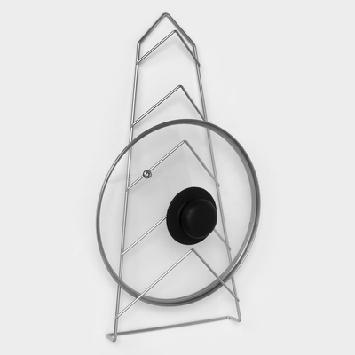 Подвеска под крышки на 5 предметов, 39×18×6 см, цвет хром