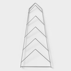 Подвеска под крышки на 5 предметов, 39×18×6 см, цвет хром - Фото 3