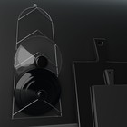 Подвеска под крышки на 5 предметов, 39×18×6 см, цвет хром - Фото 7