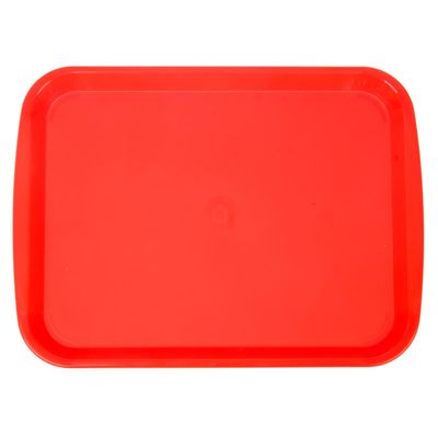Поднос, 43×31,2×2,3 см, цвет красный