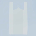 Пакет «Белый» полиэтиленовый, майка, для магазинов, фасовки, упаковки, 45×75 см, 15 мкм - Фото 2