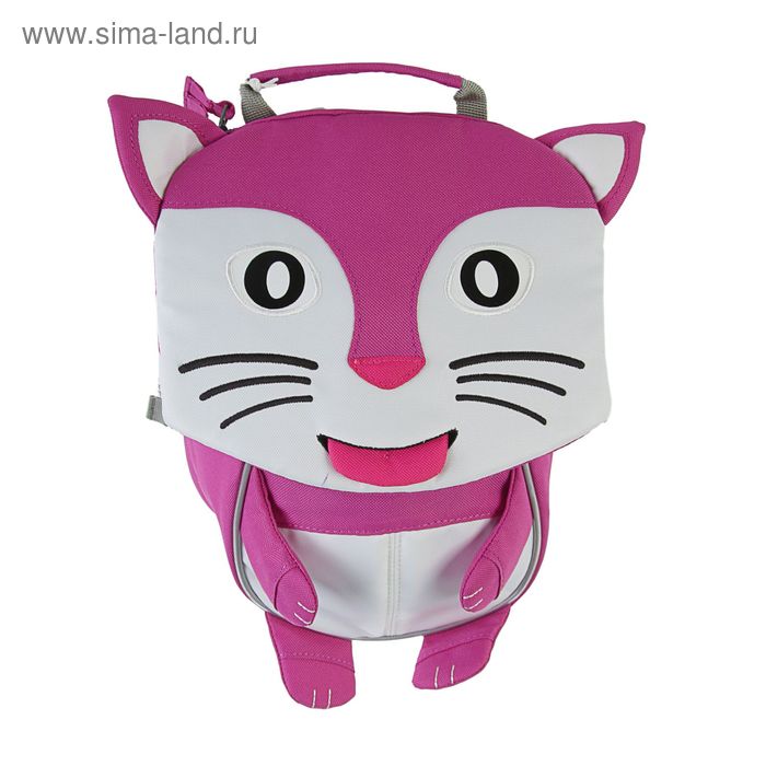 Рюкзачок детский, эргономичная спинка, Affenzahn Small Friends, 25 х 17 х 11 см, Kim Kitten, розовый/серый - Фото 1