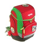 Рюкзак школьный, эргономичная спинка, для девочки, Ergobag, 40 х 25 х 20 см, Cubo HorseLovBear, красный - Фото 2