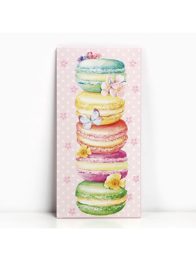 Конверт для денег «Макаруны», 16.5×8 см