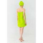 Набор для сауны «Экономь и Я»: парео 68 × 150 см + чалма; махра, цвет салатовый, 340 г/м², хлопок 100 % - Фото 5