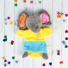 Игрушка на руку «Слоник» с цветочком на груди - Фото 2