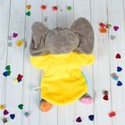 Игрушка на руку «Слоник» с цветочком на груди - Фото 3