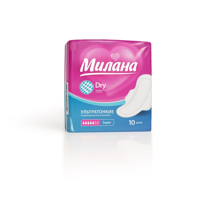 Прокладки «Милана» Ultra Super Dry, 10 шт. - Фото 1