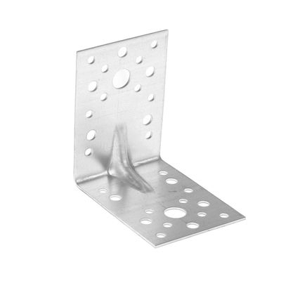 Уголок крепежный усиленный ТУНДРА krep, 90×90×65×2 мм (упак 25 шт.)