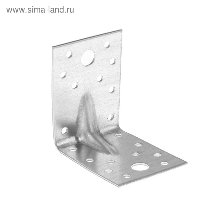 Уголок крепежный усиленный ТУНДРА krep, 70×70×55×2 мм - Фото 1