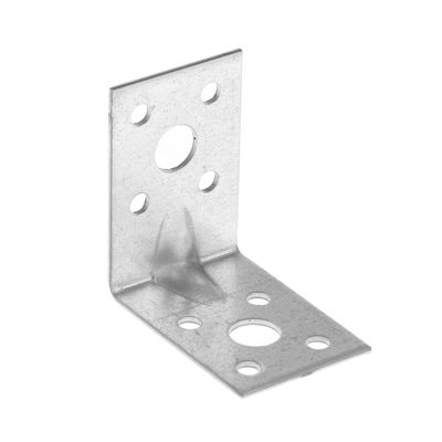 Уголок крепежный усиленный ТУНДРА krep, 50×50×35×2 мм, в упаковке 100 шт.