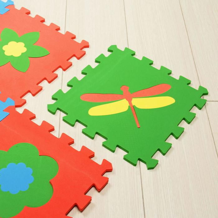 Мягкий пол универсальный «Бабочки», 30 х 30 см 42036