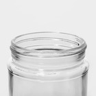 Банка для хранения Доляна «Премиум», 350 мл, 10×8 см, с металлической крышкой, стекло - Фото 3