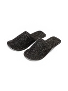 Тапочки для бани, полиэфир, шерсть, серые, «Добропаровъ» - Фото 1