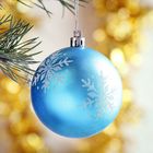 Набор шаров пластик d-6,5 см, 6 шт "Нежная снежинка" - Фото 2