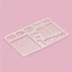 Форма для шоколада новогодняя «Элементы домика», 12 ячеек, 15×8×2.5 см, цвет прозрачный - Фото 4