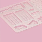 Форма для шоколада новогодняя «Элементы домика», 12 ячеек, 15×8×2.5 см, цвет прозрачный - Фото 5