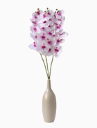 Цветы искусственные «Орхидея Галатея», h=95 см, бело-фиолетовые - фото 53779156