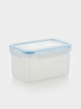 Контейнер для хранения еды Good & Good, 470 мл, с герметичной крышкой, пластик, МИКС