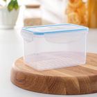 Контейнер пищевой Good & Good, 1 л, с герметичной крышкой, пластик, прозрачный - Фото 1