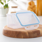 Контейнер пищевой Good & Good, 1 л, с герметичной крышкой, пластик, прозрачный - Фото 2