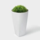 Кашпо для цветов со вставкой Plast-Avenue «Грейс», 2.7 л (1.5 л), пластик, белое - Фото 7