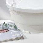 Кашпо для цветов подвесное с прикорневым поливом «Мальва», 4.7 л, белое - Фото 5