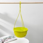 Кашпо для цветов подвесное с прикорневым поливом «Мальва», 4.7 л, цвет фисташковый - Фото 3