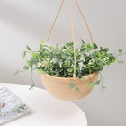 Кашпо для цветов подвесное с прикорневым поливом «Мальва» 4.7 л, цвет кремовый - Фото 3