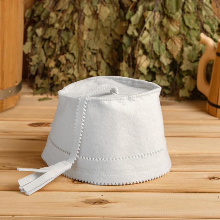 Шапка для бани "Феска" - Фото 1