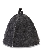 Набор для бани, 3 предмета: шапка, рукавица, коврик, серый, «Добропаровъ» - Фото 2