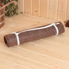 Коврик - лежак для бани и сауны, 150×50 см, войлок, тёмный, «Добропаровъ» - Фото 2