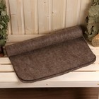 Коврик - лежак для бани и сауны, 150×50 см, войлок, тёмный, «Добропаровъ» - Фото 12