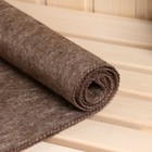 Коврик - лежак для бани и сауны, 150×50 см, войлок, тёмный, «Добропаровъ» - Фото 14