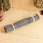 Коврик - лежак для бани и сауны, 150×50 см, войлок, тёмный, «Добропаровъ» - Фото 15