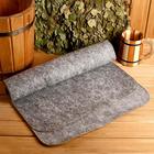 Коврик - лежак для бани и сауны, 150×50 см, войлок, тёмный, «Добропаровъ» - Фото 5