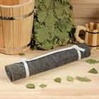 Коврик - лежак для бани и сауны, 150×50 см, войлок, тёмный, «Добропаровъ» - Фото 7